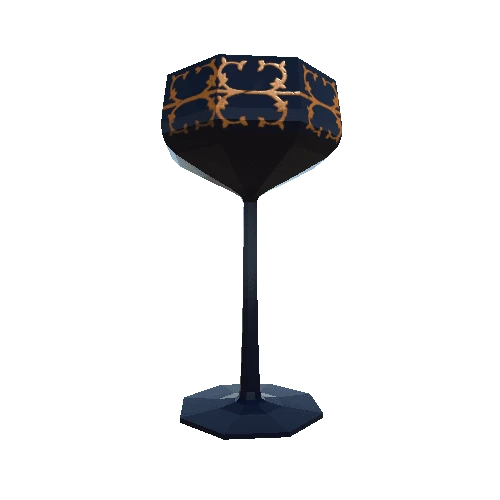 Champagne cup blue